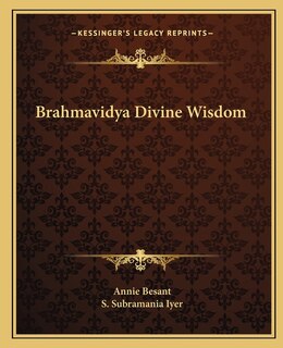 Couverture_Brahmavidya Divine Wisdom
