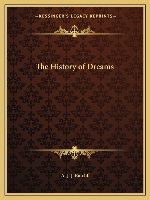 Front cover_The History of Dreams