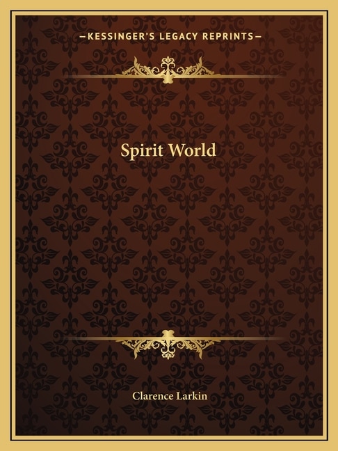 Front cover_Spirit World