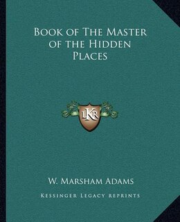 Front cover_Book of the Master of the Hidden Places