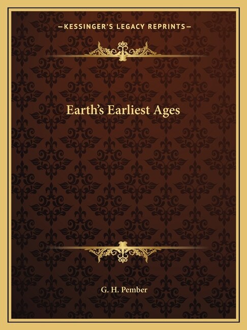 Front cover_Earth's Earliest Ages