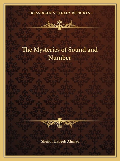 Front cover_The Mysteries of Sound and Number