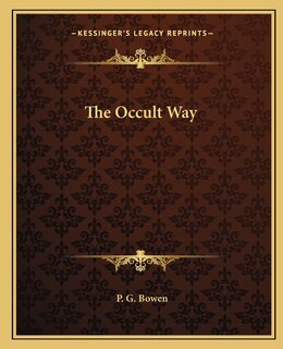Front cover_The Occult Way