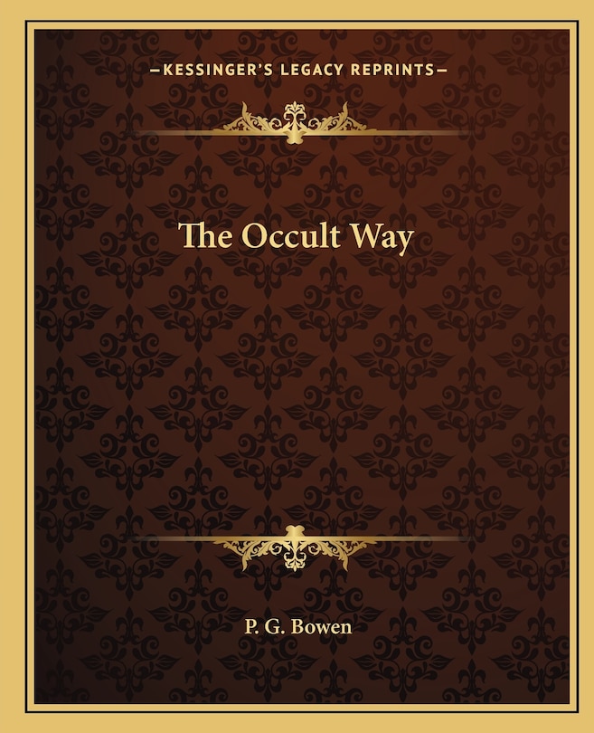 Front cover_The Occult Way