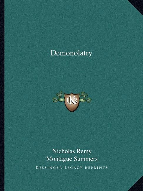 Front cover_Demonolatry
