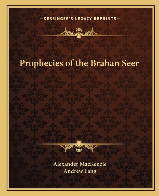 Front cover_Prophecies of the Brahan Seer