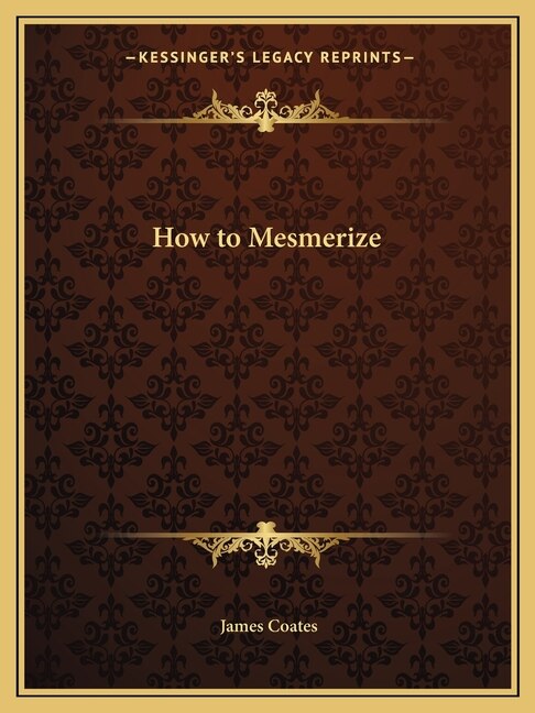 Front cover_How to Mesmerize