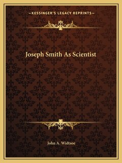 Front cover_Joseph Smith As Scientist
