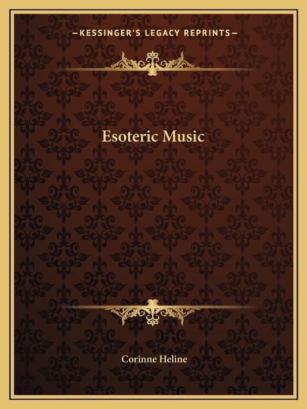 Front cover_Esoteric Music