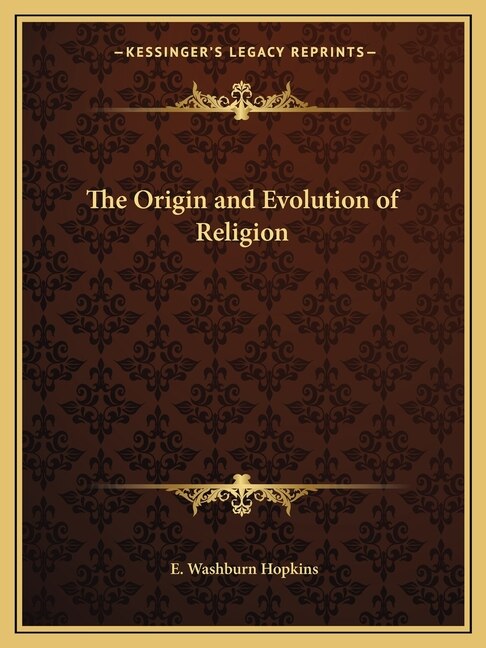 Front cover_The Origin and Evolution of Religion