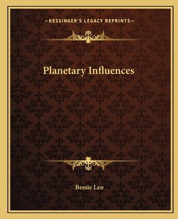 Front cover_Planetary Influences