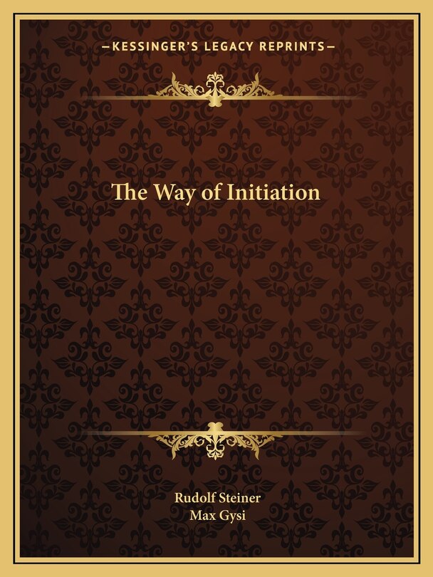 The Way of Initiation