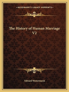 Front cover_The History of Human Marriage V2