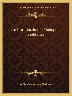 Front cover_An Introduction to Mahayana Buddhism