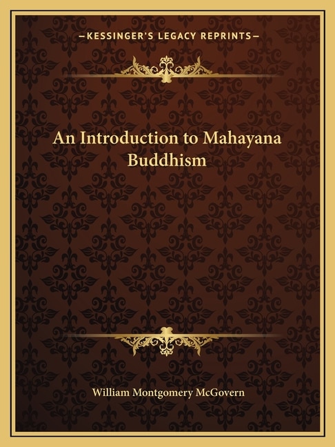 Front cover_An Introduction to Mahayana Buddhism