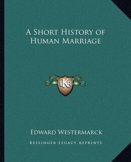 Couverture_A Short History of Human Marriage