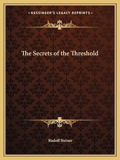 Front cover_The Secrets of the Threshold