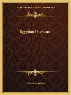 Couverture_Egyptian Literature