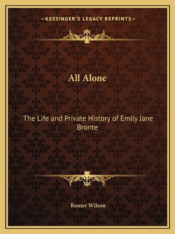 Front cover_All Alone