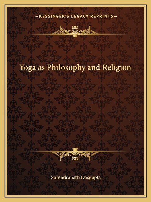 Couverture_Yoga As Philosophy And Religion