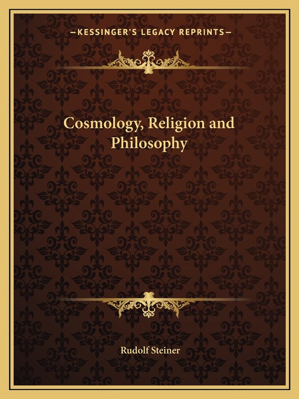 Cosmology, Religion and Philosophy