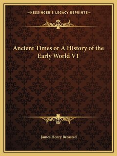 Front cover_Ancient Times or A History of the Early World V1