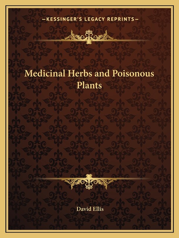 Front cover_Medicinal Herbs and Poisonous Plants