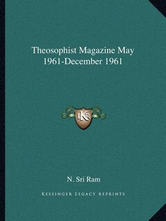 Front cover_Theosophist Magazine May 1961-December 1961