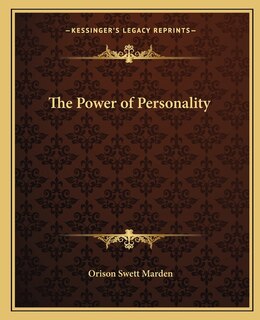 Front cover_The Power of Personality