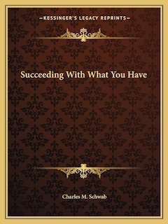 Front cover_Succeeding With What You Have