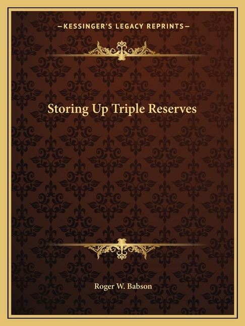 Couverture_Storing Up Triple Reserves