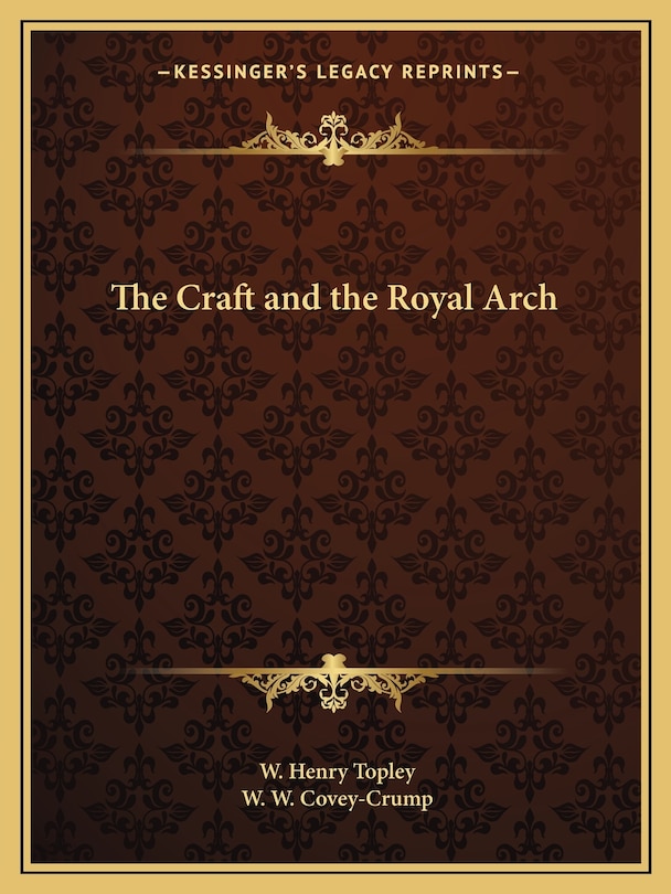 Couverture_The Craft and the Royal Arch