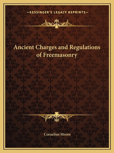 Front cover_Ancient Charges and Regulations of Freemasonry