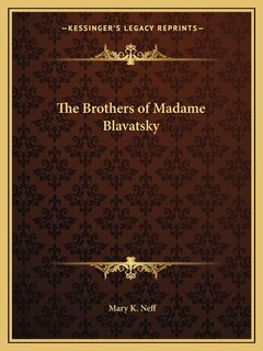 Couverture_The Brothers of Madame Blavatsky