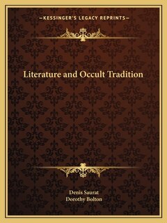 Couverture_Literature and Occult Tradition
