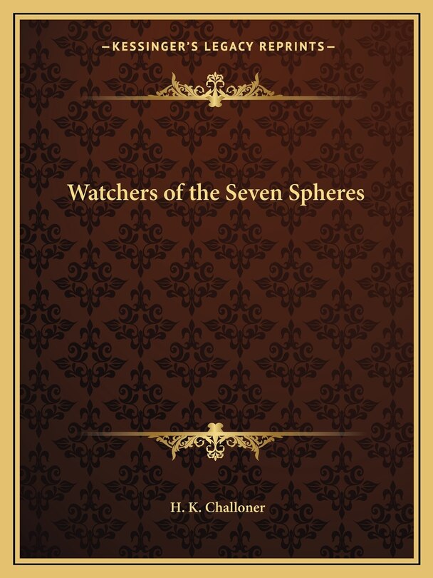 Front cover_Watchers of the Seven Spheres