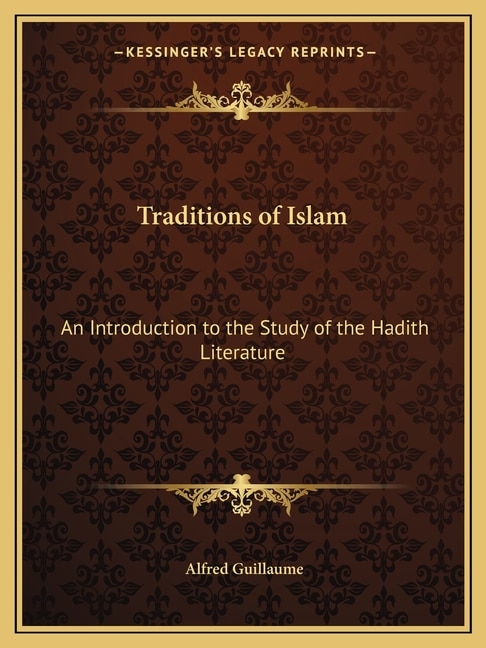 Front cover_Traditions of Islam