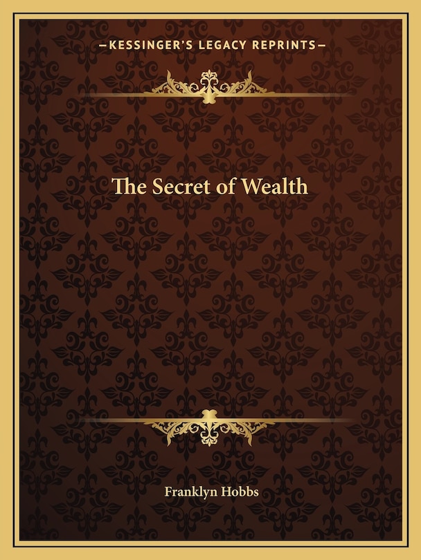 Couverture_The Secret of Wealth