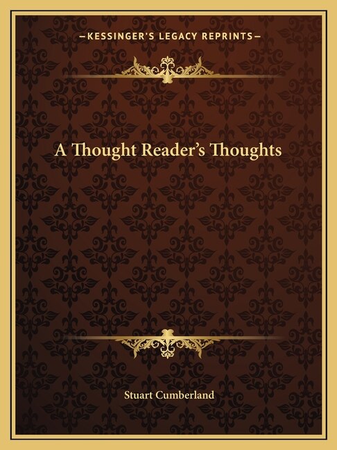 Couverture_A Thought Reader's Thoughts
