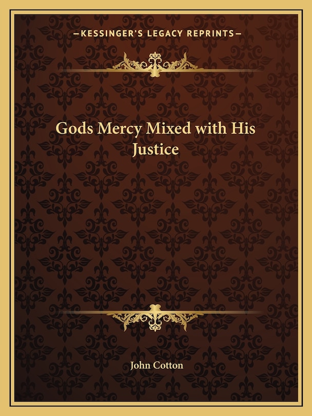 Front cover_Gods Mercy Mixed with His Justice