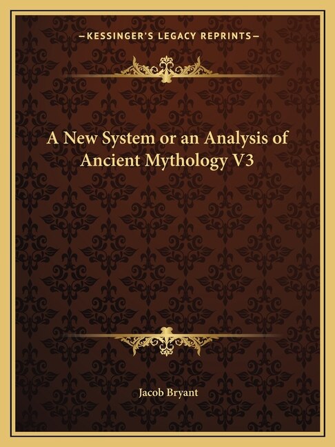 Couverture_A New System or an Analysis of Ancient Mythology V3