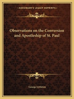 Front cover_Observations on the Conversion and Apostleship of St. Paul