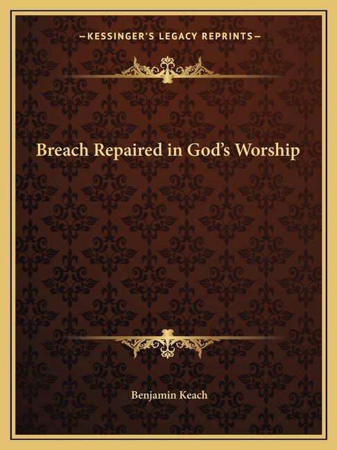 Front cover_Breach Repaired in God's Worship