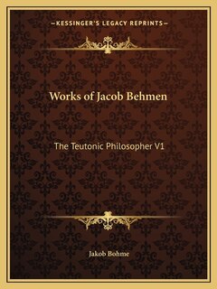 Front cover_Works of Jacob Behmen