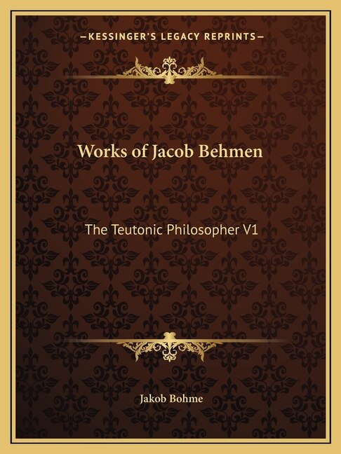 Front cover_Works of Jacob Behmen