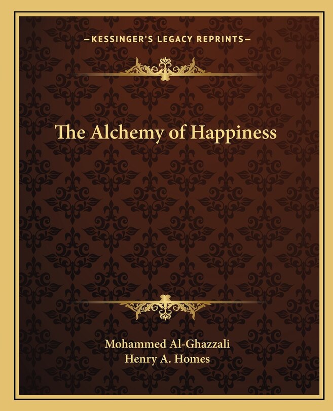 Front cover_The Alchemy of Happiness