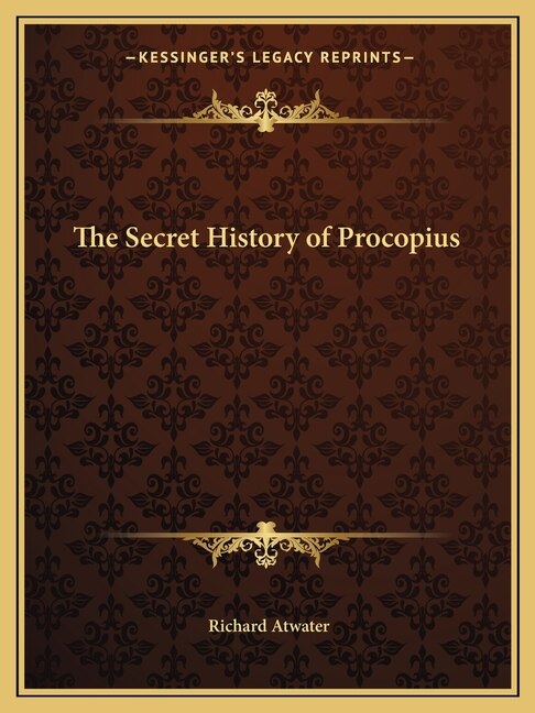 Front cover_The Secret History of Procopius