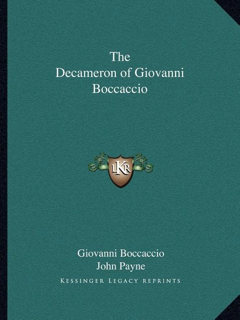 Front cover_The Decameron of Giovanni Boccaccio