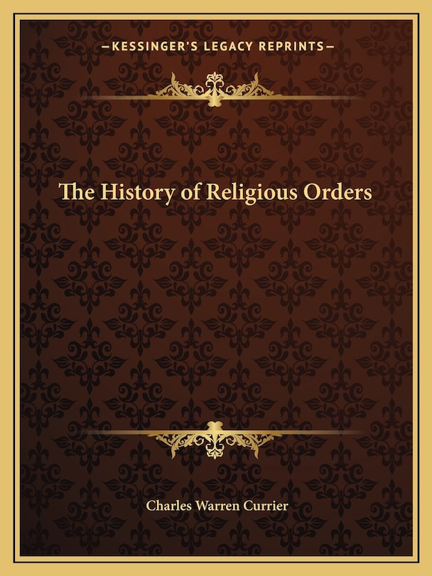 Couverture_The History of Religious Orders