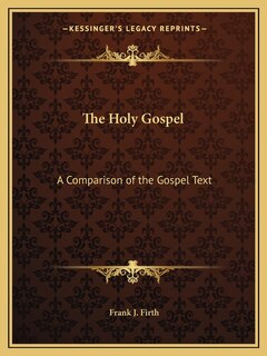 Front cover_The Holy Gospel
